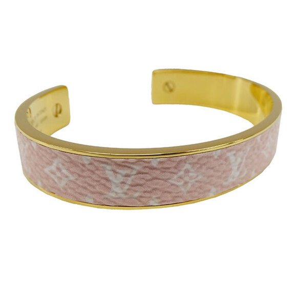 LOUIS VUITTON Pink Monogram Bracelet - Picture 3 of 9